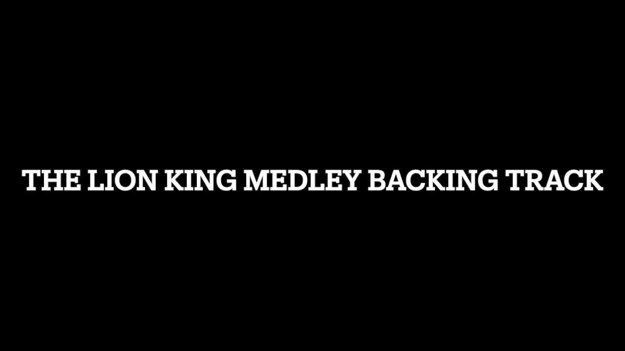 Lion King Backing Track practice