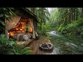 1 Hour River Soundscape 🌿 Deep Sleep ASMR with Water Flow & Birds Singing 🌲 Dense Forest Ambience