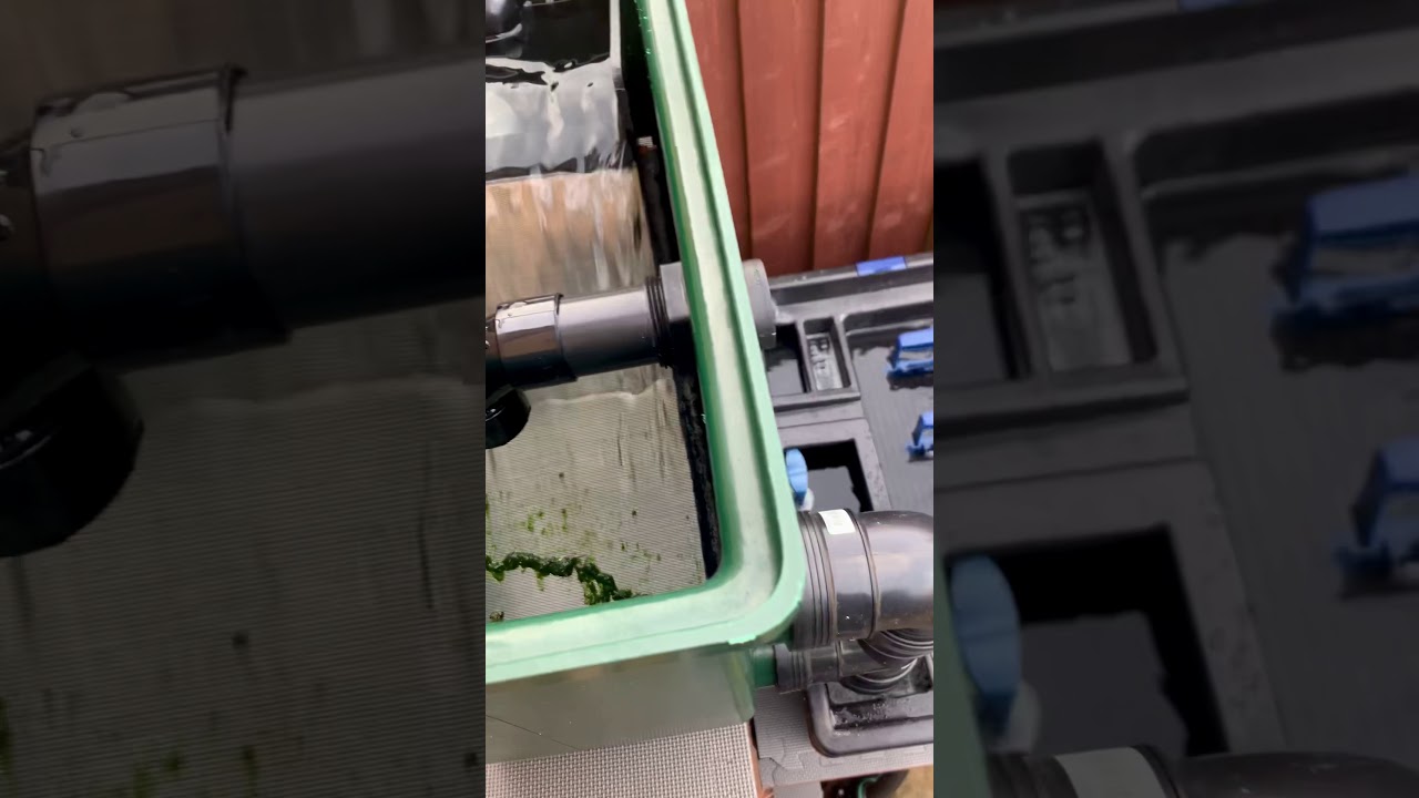 Aqua Forte sieve to Oase Biosmart 36000 for 1000 gallon Koi pond.