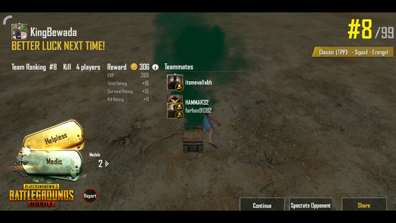 fall back to safe zone..