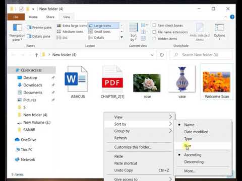 Sorting of Files | How to sort files in a computer - YouTube