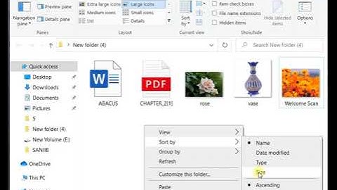 Sorting of Files | How to sort files in a computer
