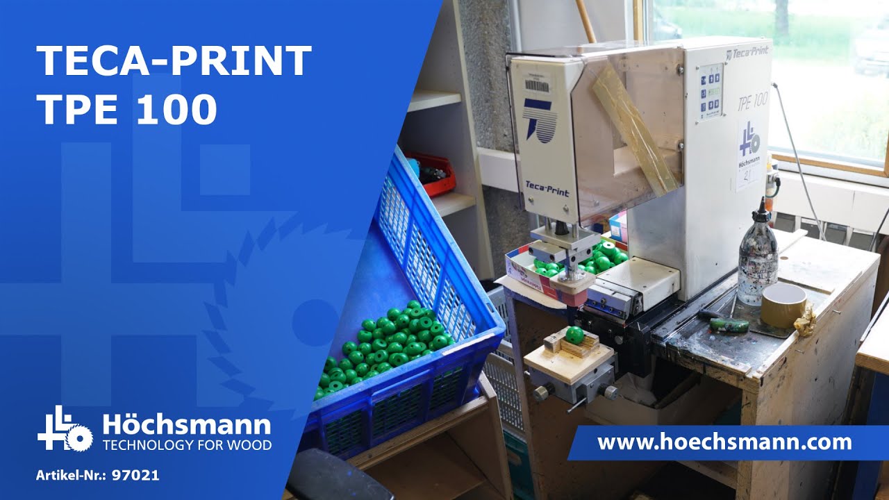 TECA-PRINT TPE 100 (Höchsmann Klipphausen) - YouTube