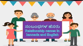 relationship name in Kannada and English ಸಂಬಧಗಳ ಹೆಸರು ಗಳ