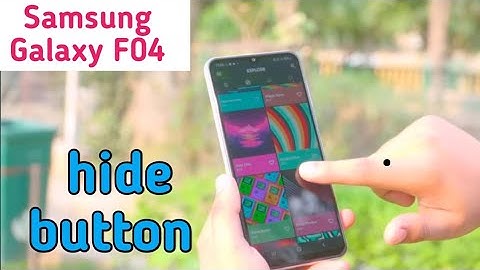How To Hide Navigation Button Samsung Galaxy F04, Hide Back Button Setting Samsung Galaxy F04,