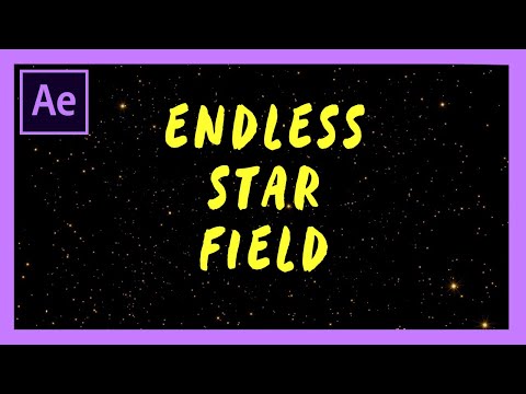 How to create 3D Endless Star Field in Adobe After Effects 2019 [No 3rd party pluggins]