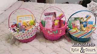 Easter Baskets 2015 (For a 5, 3, and 1 year old)