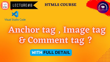 Anchor tag ,Image tag and Comment tag (with example) | Html Course in Hindi
