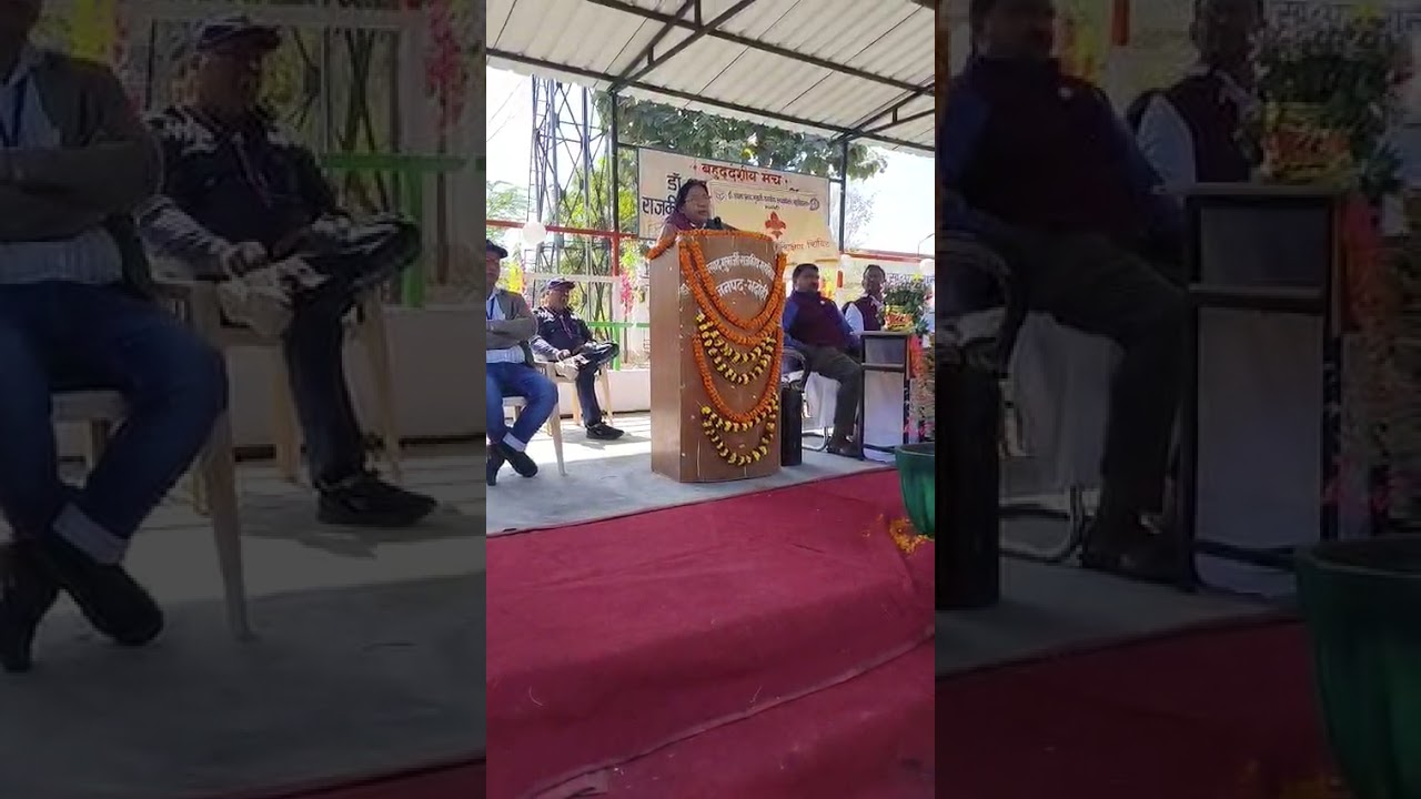 रोवर्स रेंजर्स के पांच दिवसीय प्रशिक्षण शिविर का शुभारंभ करती हुई मुख्य अतिथि