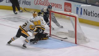 Mark Friedman Helps Out Casey DeSmith And Prevents Goal Against