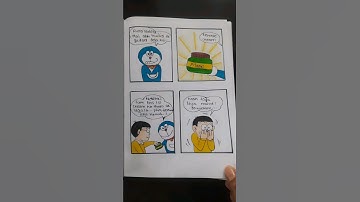 How to make doraemon comic book......full video coming soon.