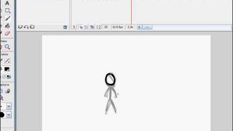 A Basic stickman animation using macromedia flash (A REQUEST VIDEO FOR HELP)