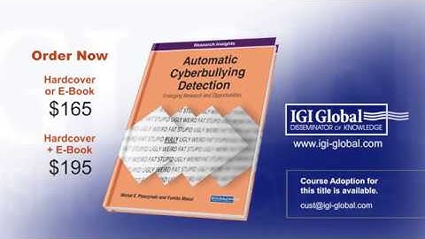 Automatic Cyberbullying Detection  Emerging Research and Opportunities