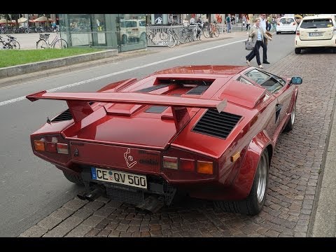 Lamborghini Countach In Hannover StartUp Loud Sound