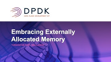 Embracing Externally Allocated Memory - Yongseok Koh, Mellanox