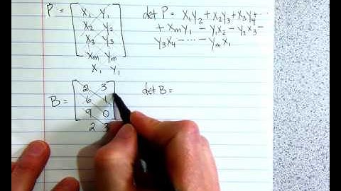 Finding Areas of Polygons Using Matrices