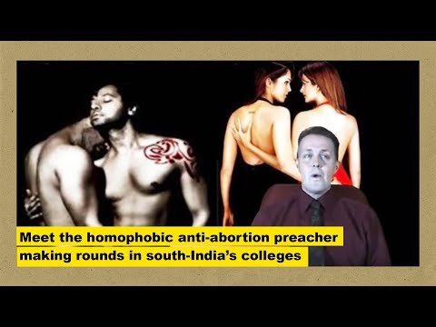 The homophobic, anti-abortion preacher making the rounds of South India’s tech colleges