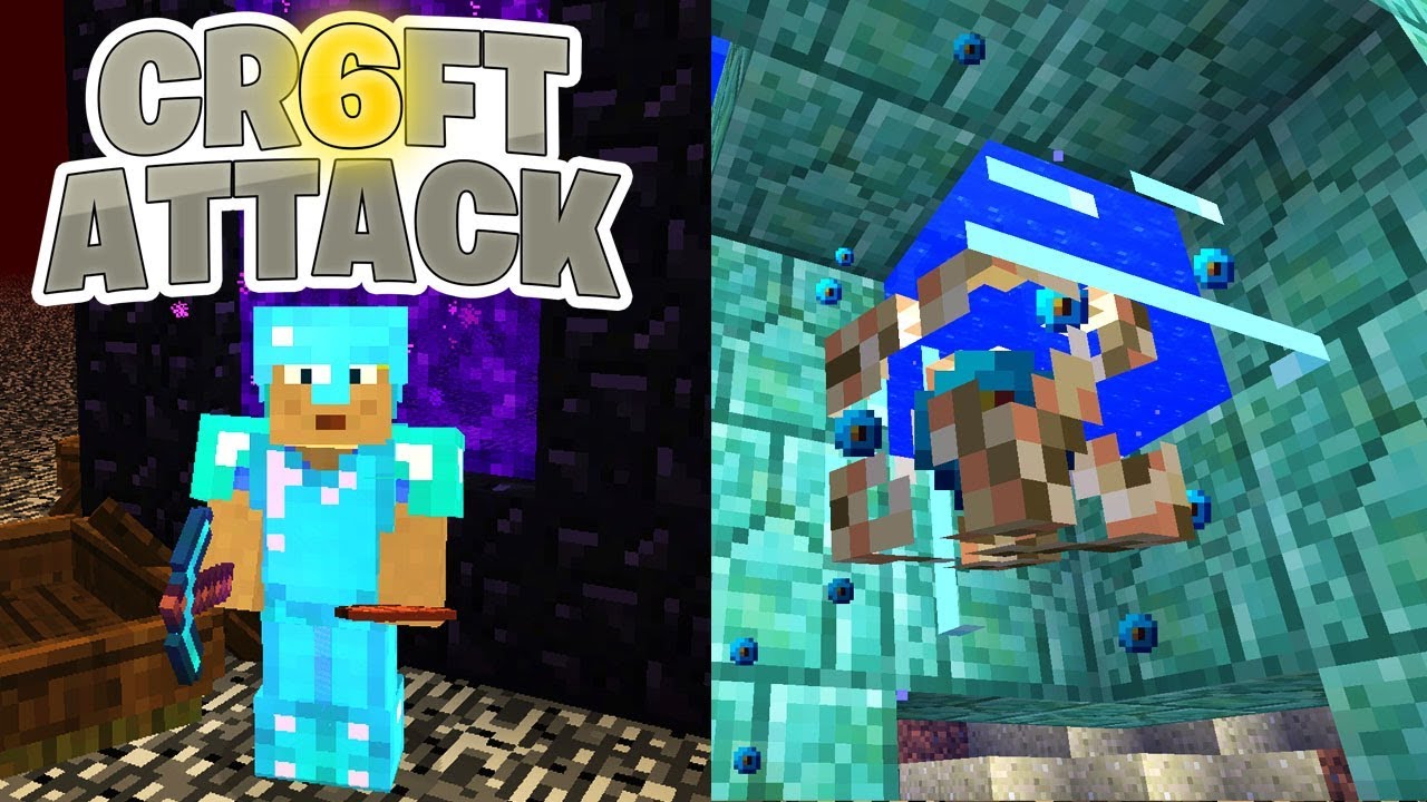 Full Dia! XP Goldfarm! 2x Conduit! Minecraft Craft Attack 6 02