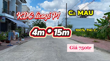 Bán Nền đường Dương Văn Thà Kdc Licogi P1 Tp Cà Mau