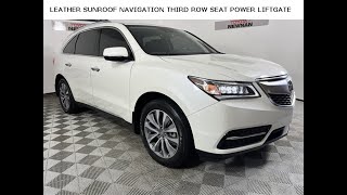 2016 Acura MDX 3.5L Newnan, Peachtree City, Carrolton, Fayetteville, Union City GA