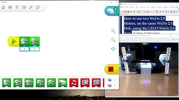 How to use TWO WeDo 2.0 motors *independently*, on the same hub