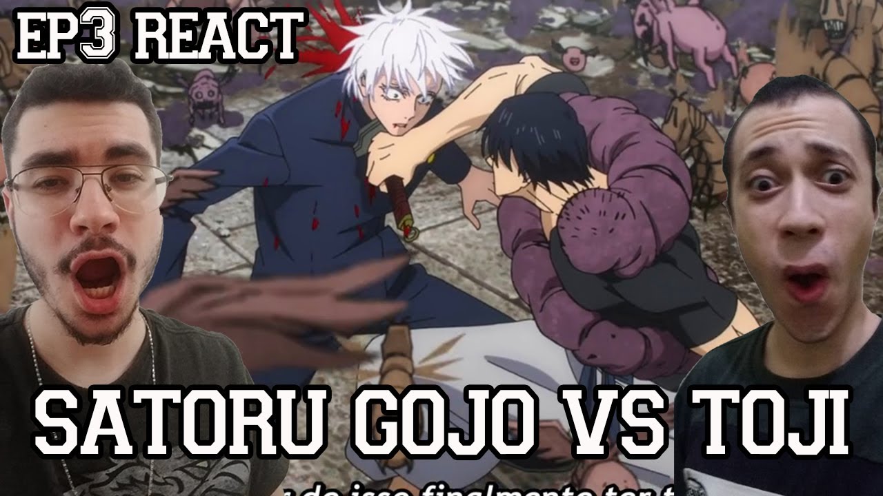 REACT: JUJUTSU KAISEN 2 Temporada Episódio 3/SATORU GOJO VS TOJI FUSHIGURO!  