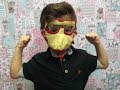 DIY Máscaras  de proteção para crianças com protetor ocular/diy face mask with eye shield Children's