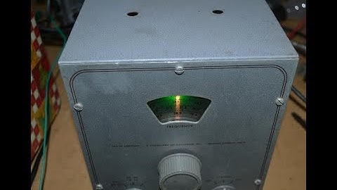 Demonstration of the Heathkit VF 1 VFO