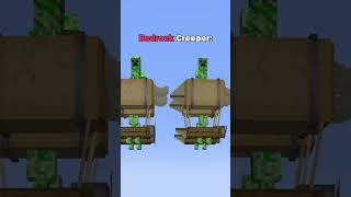 Minecraft JAVA CREEPER VS BEDROCK💀