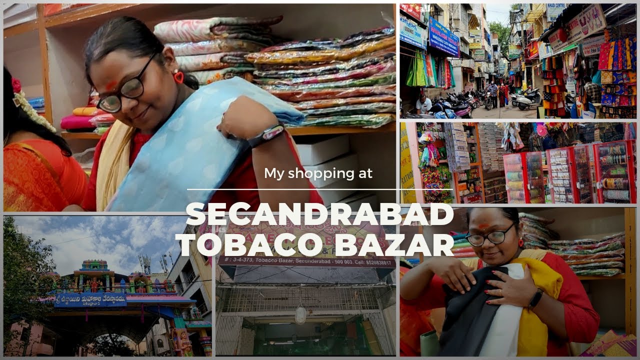 Secunderabad tobacco bazar shopping|| less prices best quality ||