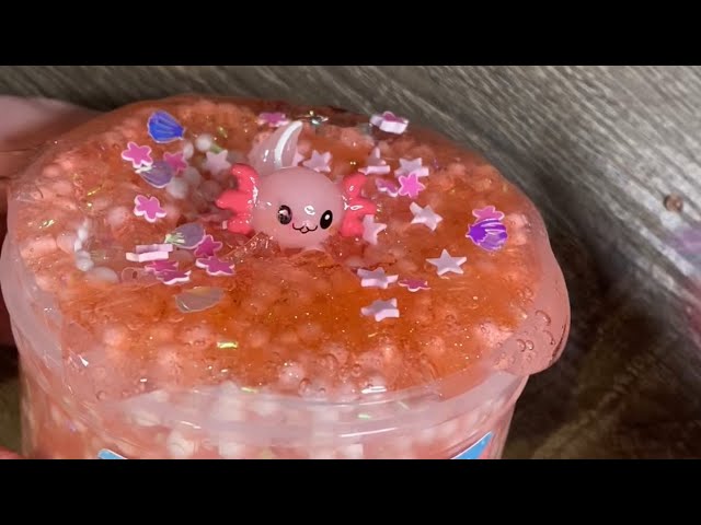 Winter Stargazing with Baby Axolotl  Winter Axolotl Slime – Slime Fantasies