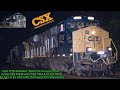 CSX 1776 ES44AH”Spirit Of Armed Forces” Leads CSX M418 w/CSX YN2 & CLCX 7025 EX SCL C30-7 at MP29