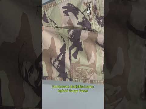 Undercover Osama Bush Cargo Pants Fashion 