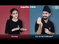 Impolite & polite sentences part- 2 (Indian Sign Language)