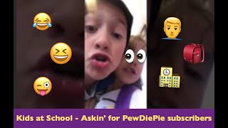 Ask For Pewdiepie Subscribers Heres How Silly Kids At School Ami Studios Chicago