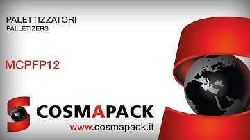 00334 MCPFP12 - with low level infeed palletizing loose PET canisters without pad interlayer