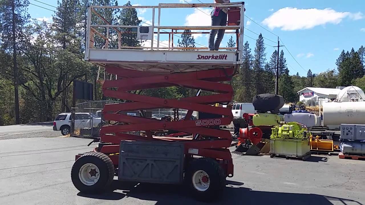 Snorkel Economy 5000 All Terrain Scissor Lift, 4WD, Gas ... snorkel lift wiring diagram 