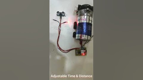 Handsanitizer dispenser circuit with ultrasonic sensor and timer and tunel circuit