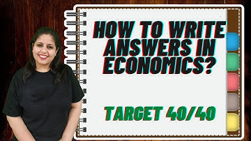 How to write perfect Answers ? CBSE | Term 2 | Class XII | Economics