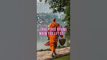 True peace begins when you let go of what you cannot control