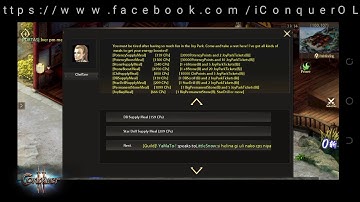 Conquer Online Mobile - Joy Park Event (Tutorial)