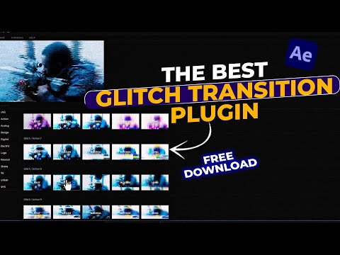 The best Glitch Transition Plugin for After Effects | After Effect Tutorial