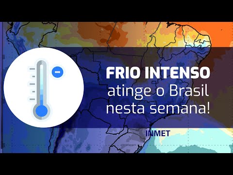 FRIO INTENSO atinge