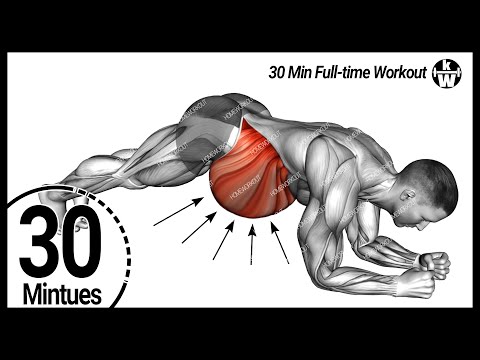 30 دقيقة تمرين صعب ولكن مضمون بنسبة 100 الحصول على بطن مسطحة 