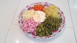Салат "Оливье". Рецепт на Новый год Салат "Оливье". Рецепт на Новый год