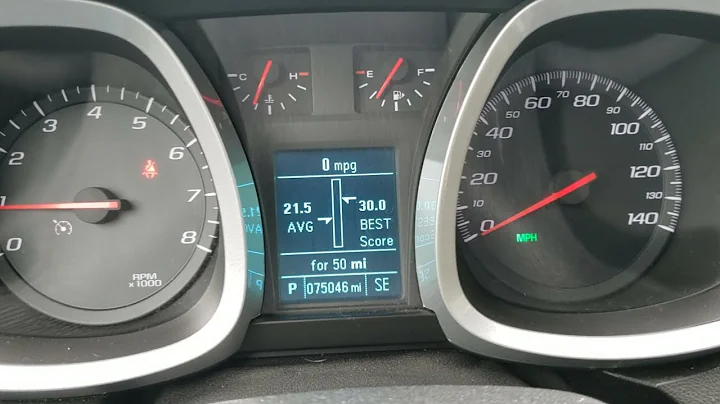 Chevy Equinox how to use center screen in gauges.