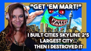Bartender Reacts I Built Cities Skyline 2's LARGEST City....and then I Destroyed It-Martincitopants