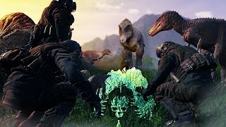 The Isle - Don't Get Too Close.. - Neuro Dilo Overview, Humans Study Parental Instinct of Dinosaurs!