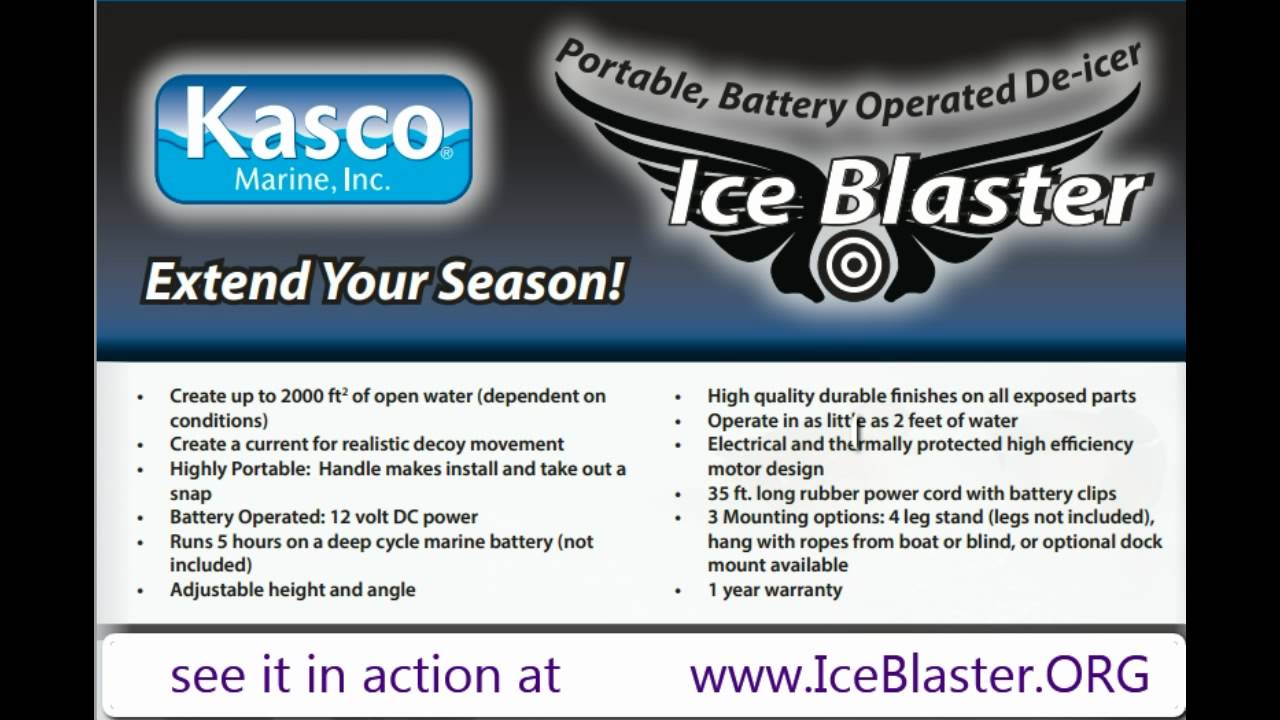 ICE BLASTER Duck Pond Deicer by Kasco Marine