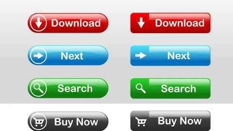 Ecommerce Buttons for Presentations